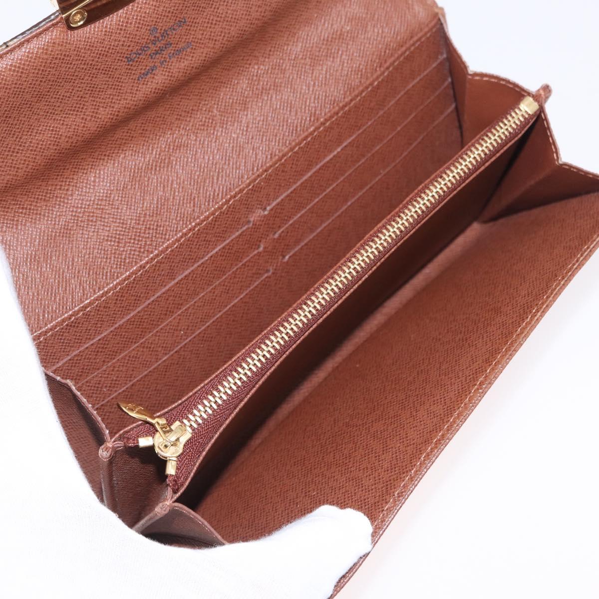 LOUIS VUITTON Monogram Etoile Portefeiulle Sarah Long Wallet M66556 Auth 206306