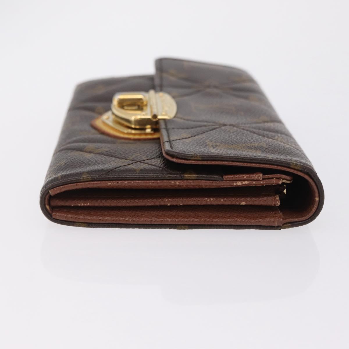 LOUIS VUITTON Monogram Etoile Portefeiulle Sarah Long Wallet M66556 Auth 206306
