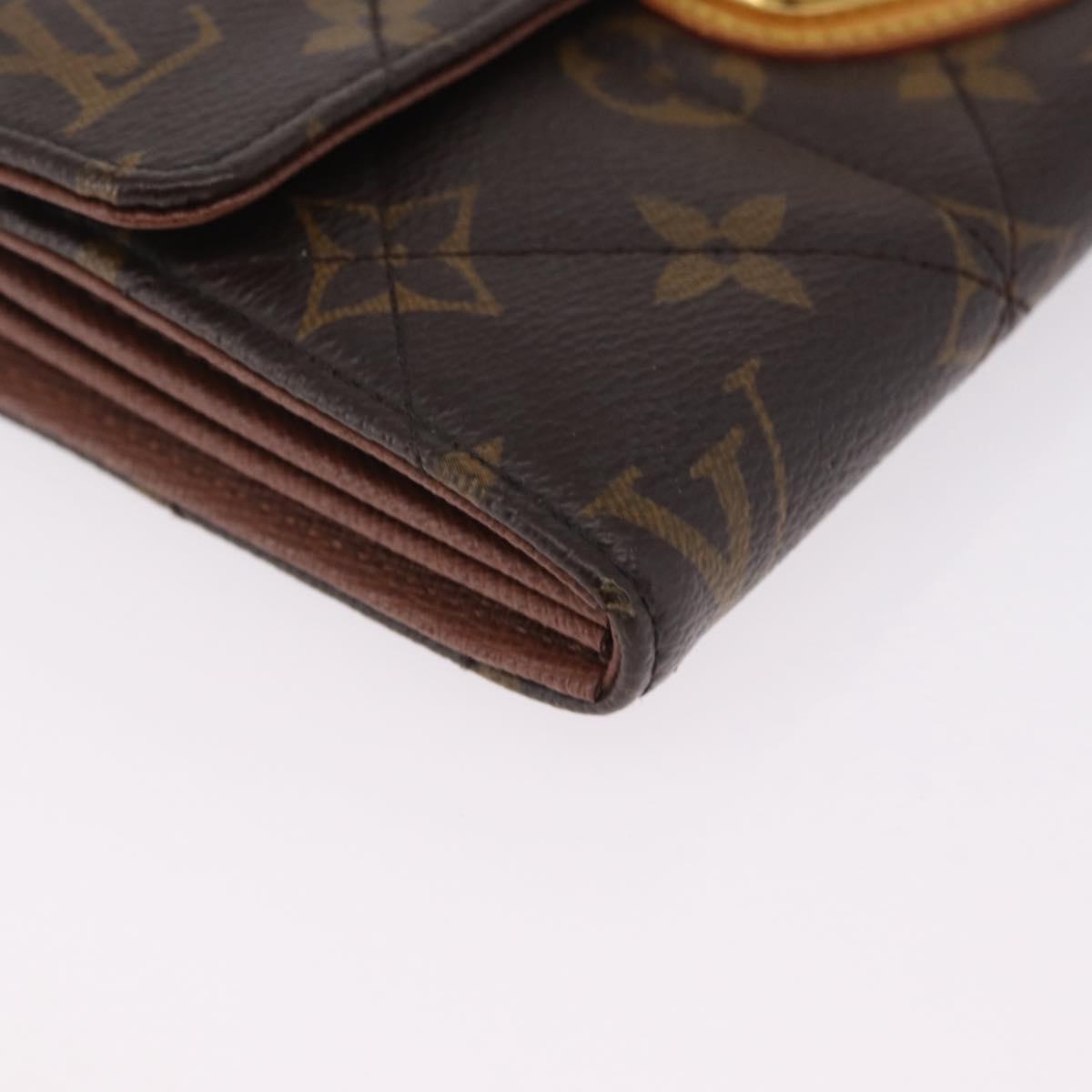 LOUIS VUITTON Monogram Etoile Portefeiulle Sarah Long Wallet M66556 Auth 206306
