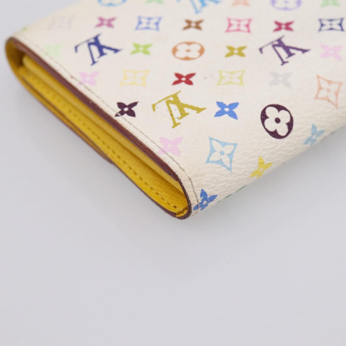 LOUIS VUITTON Monogram Multicolor Portefeuille Sarah Wallet M93745 Auth 206307