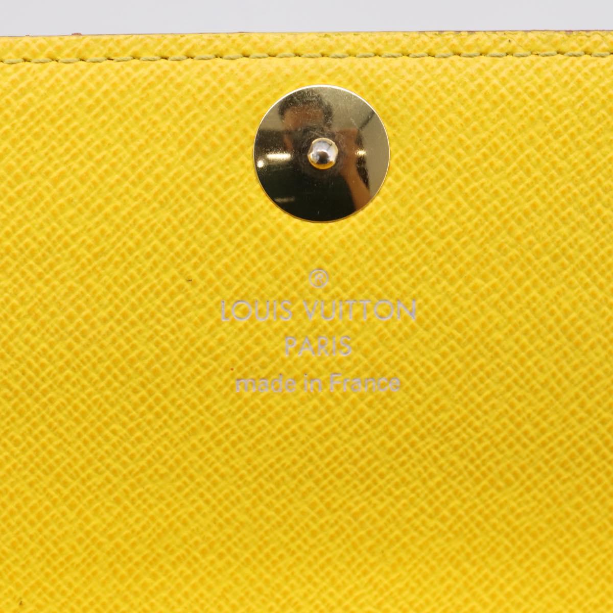 LOUIS VUITTON Monogram Multicolor Portefeuille Sarah Wallet M93745 Auth 206307