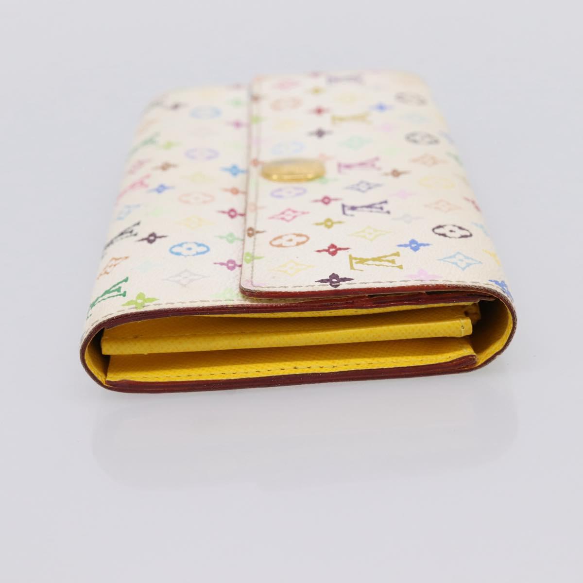 LOUIS VUITTON Monogram Multicolor Portefeuille Sarah Wallet M93745 Auth 206307