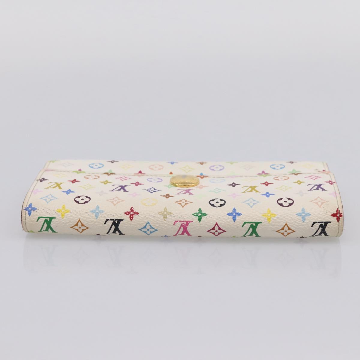LOUIS VUITTON Monogram Multicolor Portefeuille Sarah Wallet M93745 Auth 206307