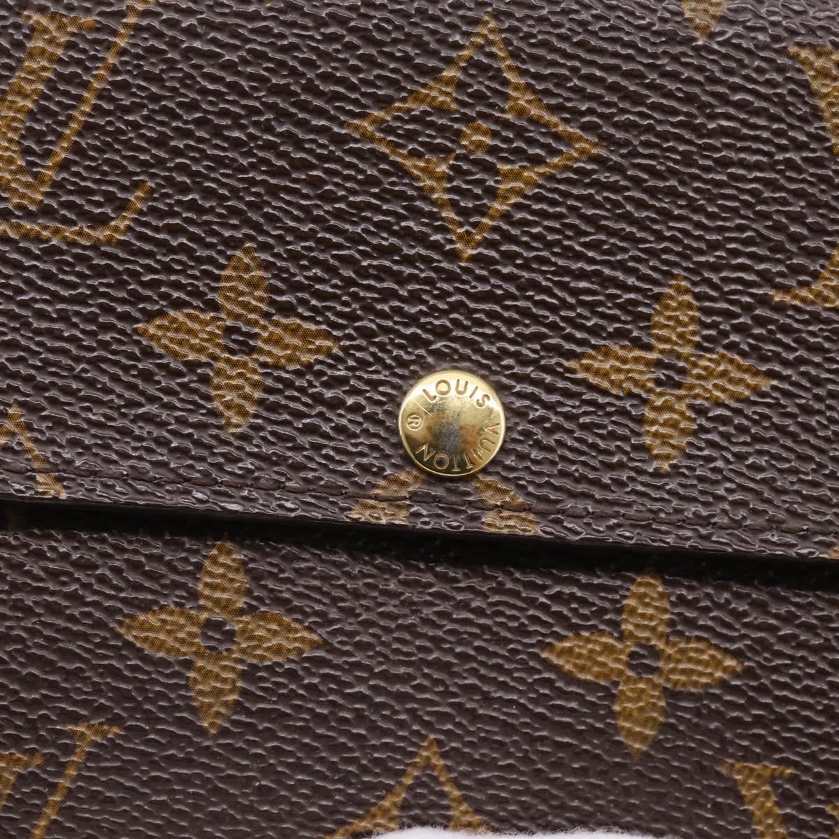 LOUIS VUITTON Monogram Portefeuille Sarah Long Wallet M61734 LV Auth 206309