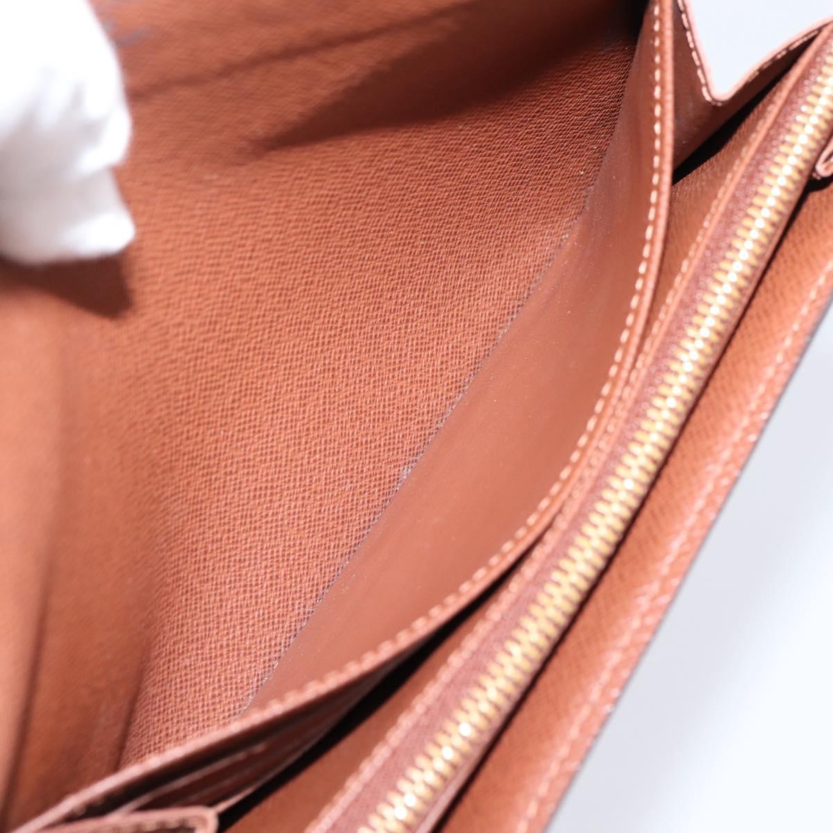 LOUIS VUITTON Monogram Portefeuille Sarah Long Wallet M61734 LV Auth 206309