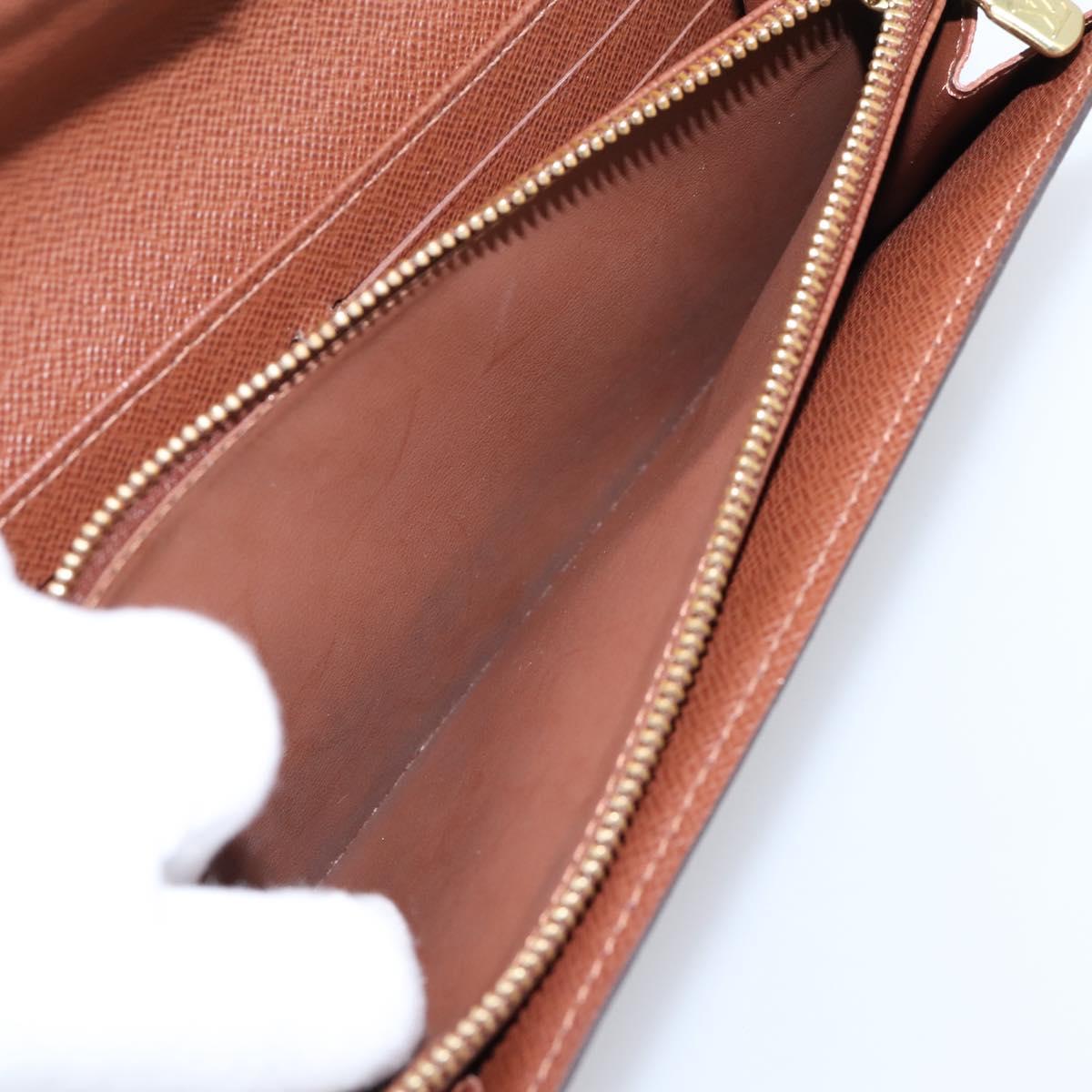LOUIS VUITTON Monogram Portefeuille Sarah Long Wallet M61734 LV Auth 206309