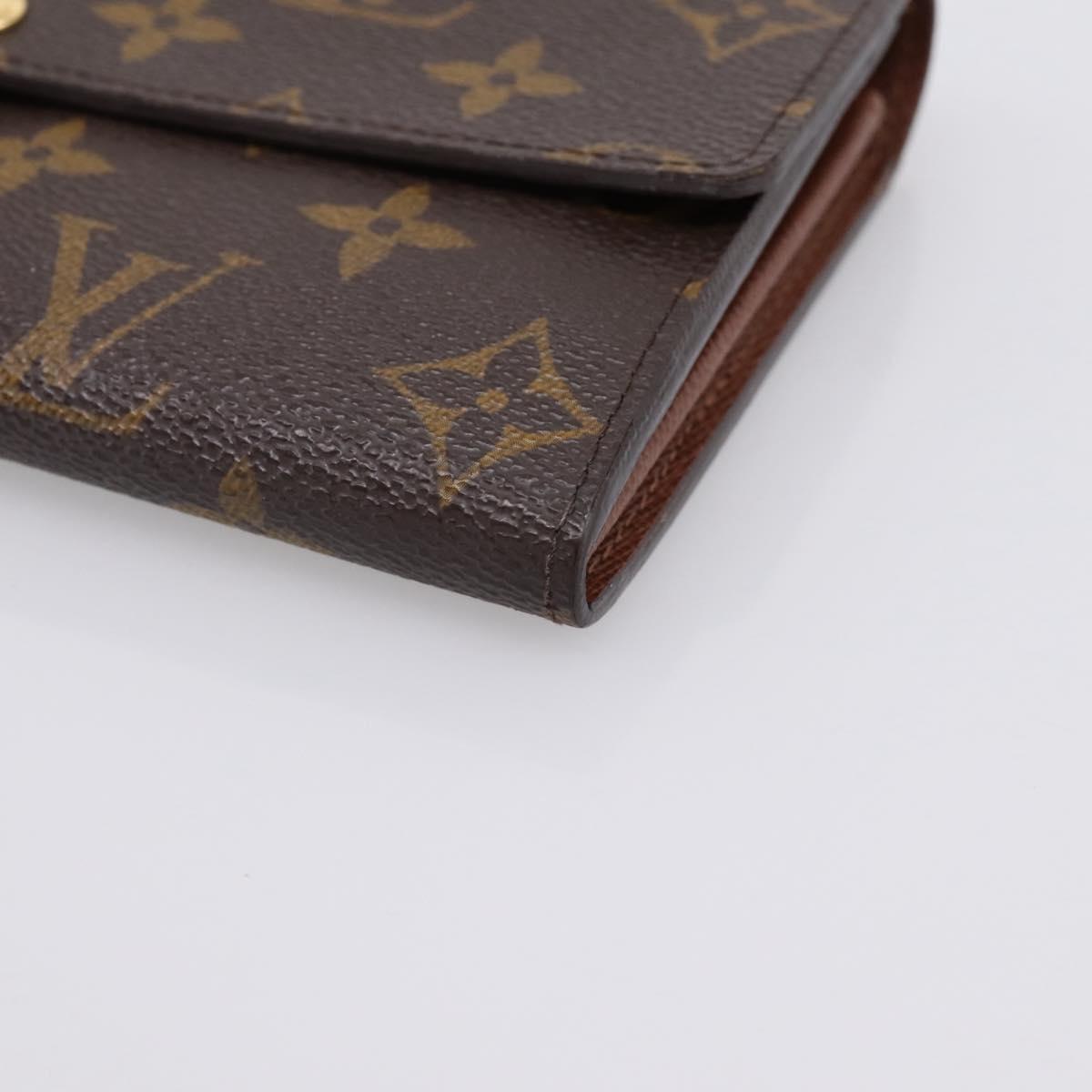 LOUIS VUITTON Monogram Portefeuille Sarah Long Wallet M61734 LV Auth 206309