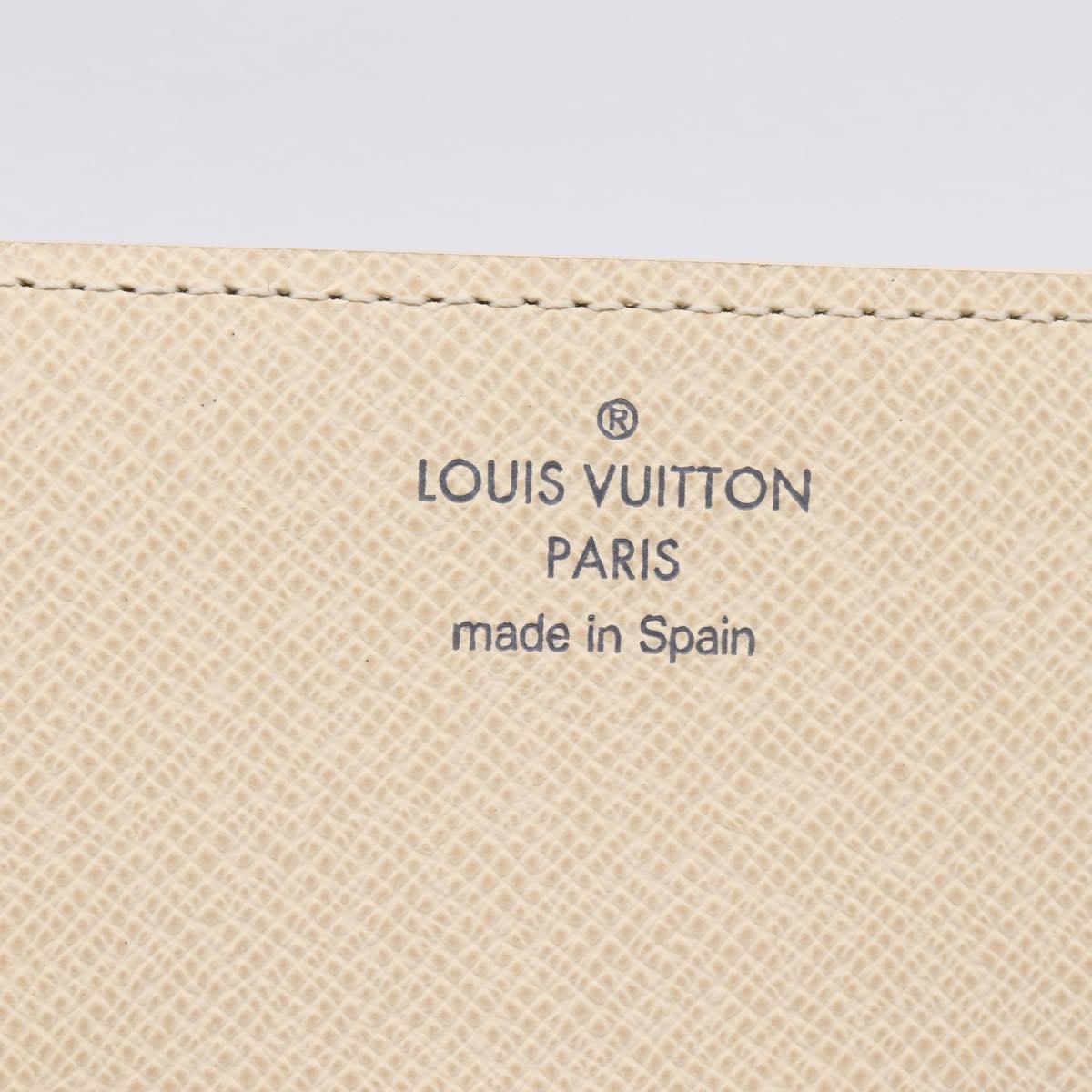 LOUIS VUITTON Damier Azur Anvelop Cult De Vuitto Case N61746 LV Auth 206313V
