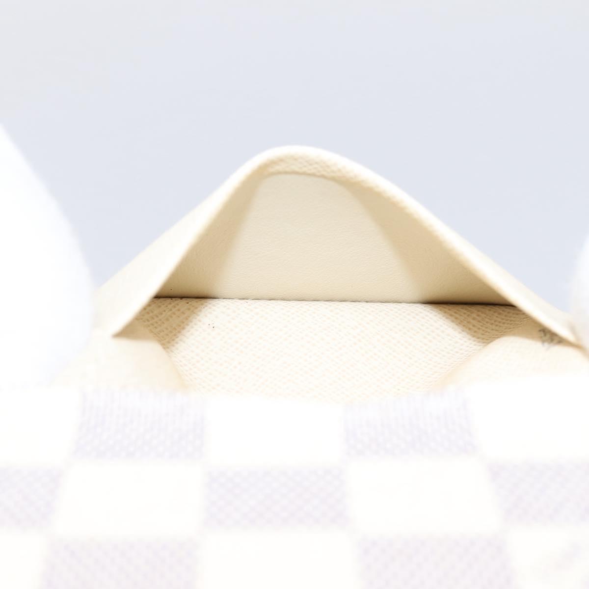 LOUIS VUITTON Damier Azur Anvelop Cult De Vuitto Case N61746 LV Auth 206313V