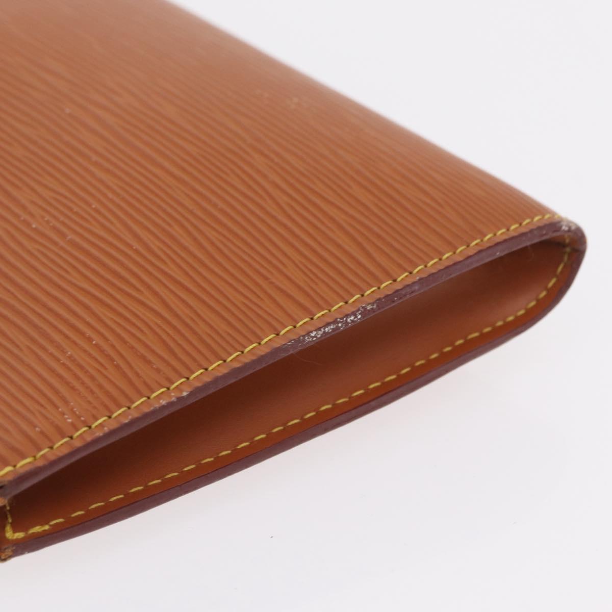 LOUIS VUITTON Epi Pochette Accessoires Pouch Zipangu Gold M52948 LV Auth 206319