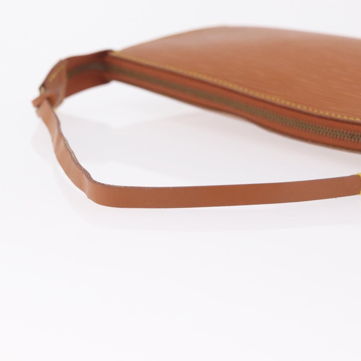 LOUIS VUITTON Epi Pochette Accessoires Pouch Zipangu Gold M52948 LV Auth 206319