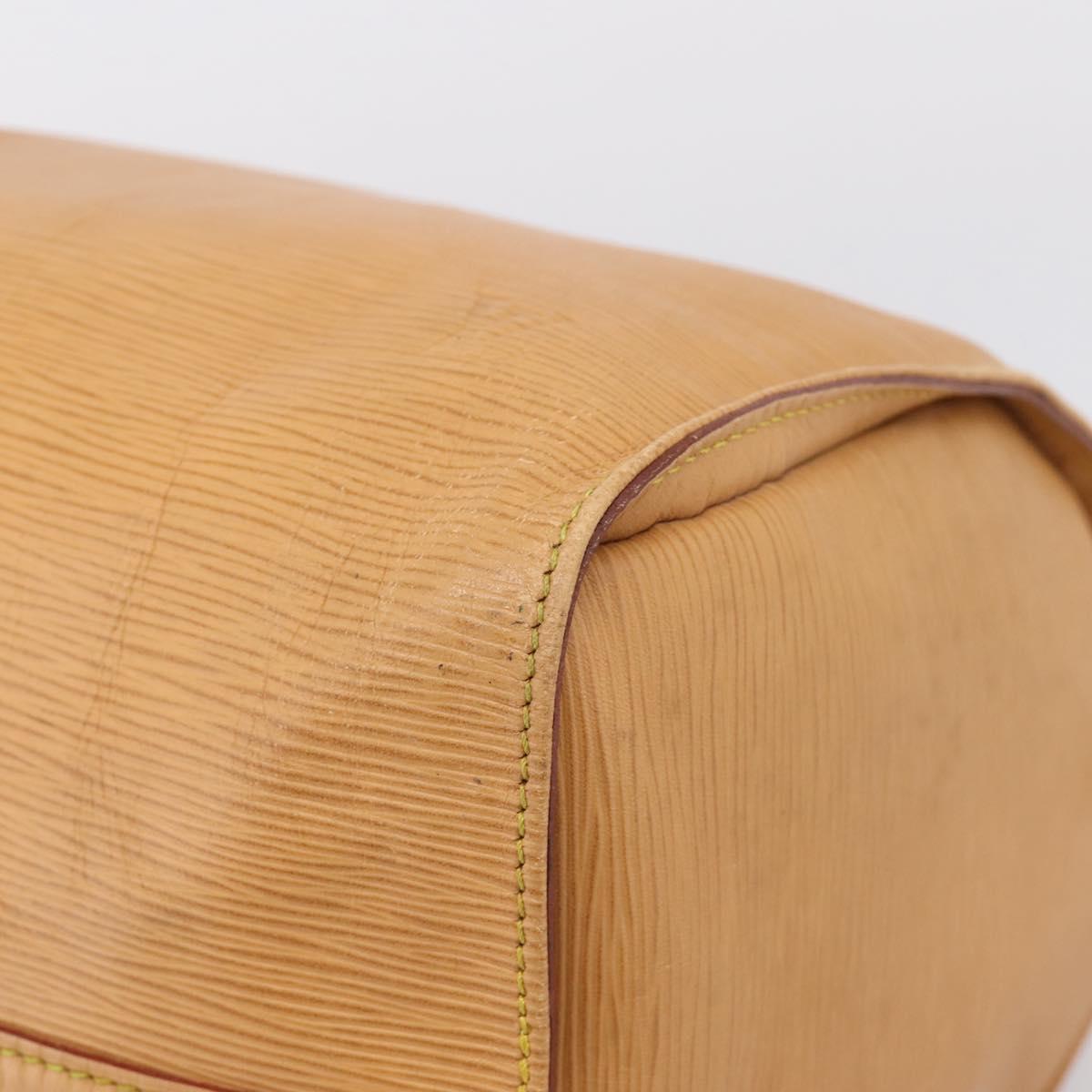 LOUIS VUITTON Epi Speedy 35 Hand Bag Zipangu Gold LV Auth 206327