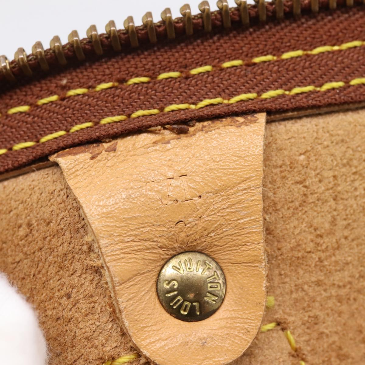 LOUIS VUITTON Epi Speedy 35 Hand Bag Zipangu Gold LV Auth 206327