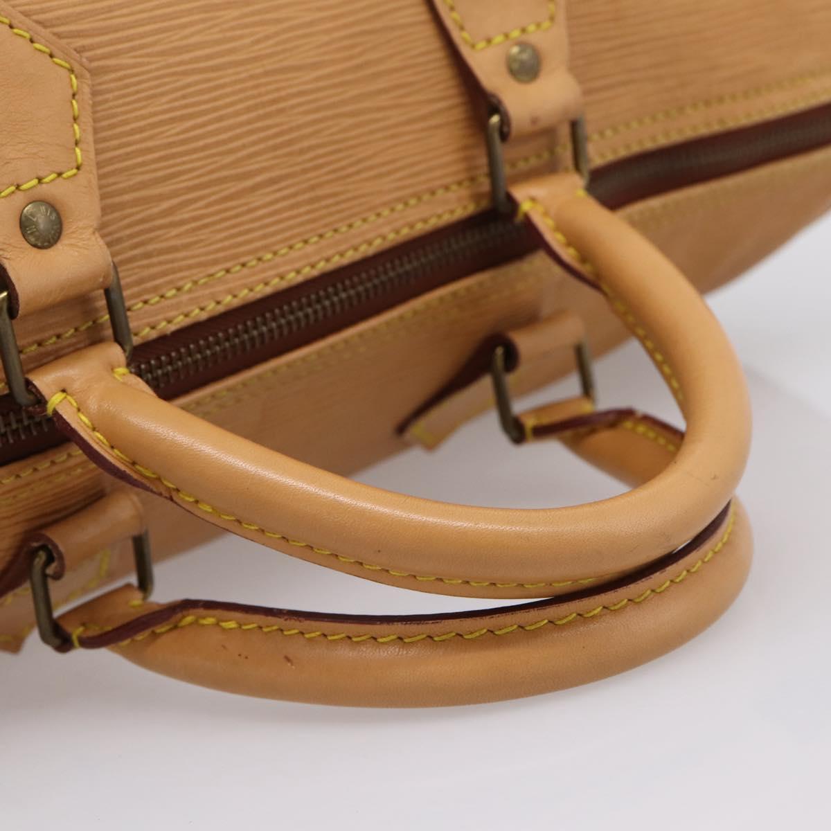 LOUIS VUITTON Epi Speedy 35 Hand Bag Zipangu Gold LV Auth 206327