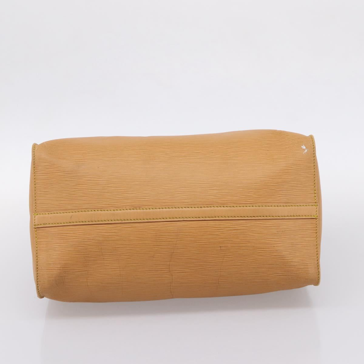 LOUIS VUITTON Epi Speedy 35 Hand Bag Zipangu Gold LV Auth 206327