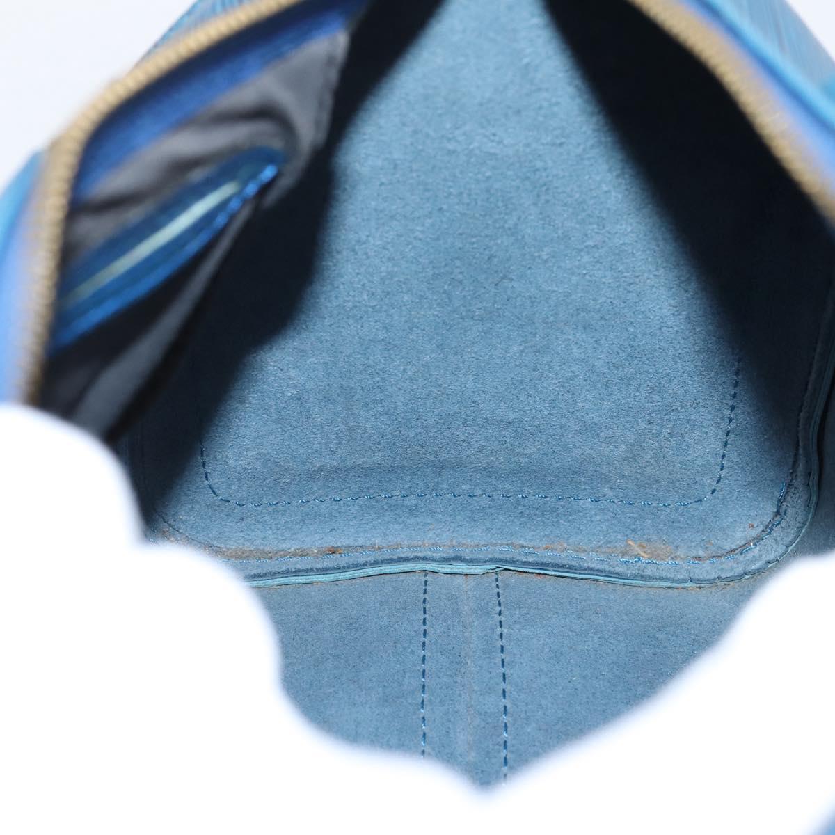 LOUIS VUITTON Epi Speedy 25 Hand Bag Toledo Blue M43015 LV Auth 206328