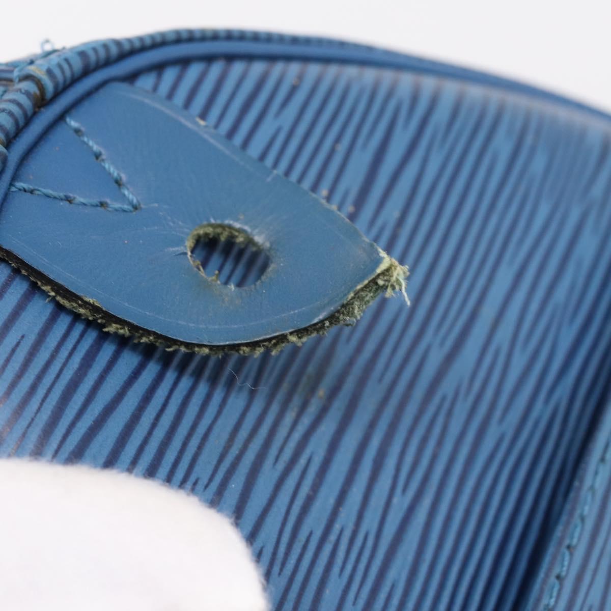 LOUIS VUITTON Epi Speedy 25 Hand Bag Toledo Blue M43015 LV Auth 206328