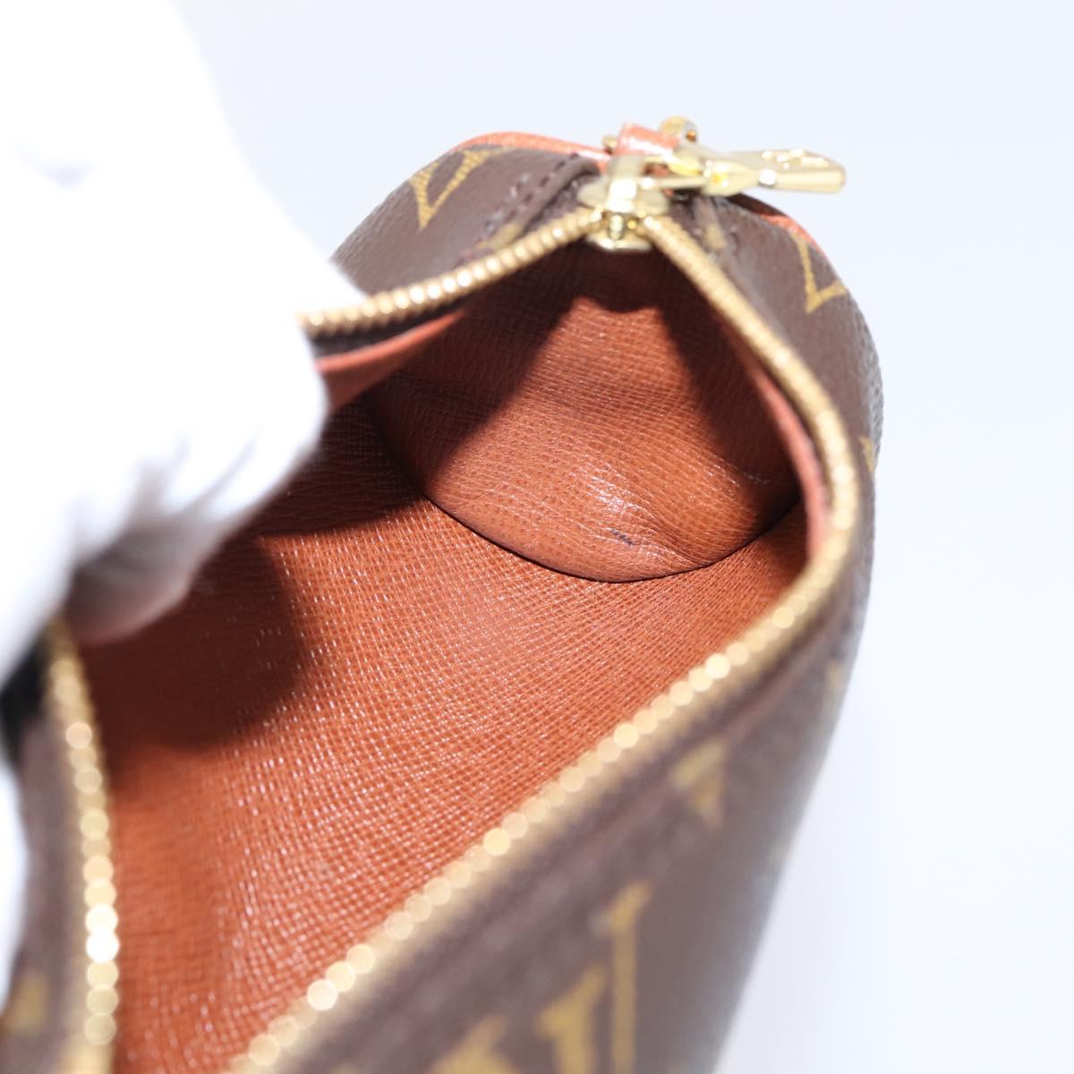 LOUIS VUITTON Monogram Papillon Pouch Pouch LV Auth 206345