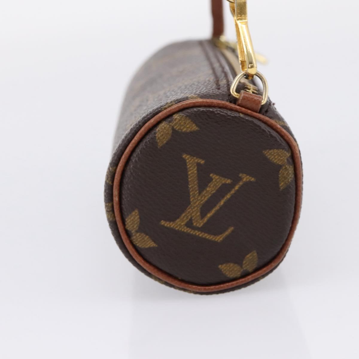 LOUIS VUITTON Monogram Papillon Pouch Pouch LV Auth 206345