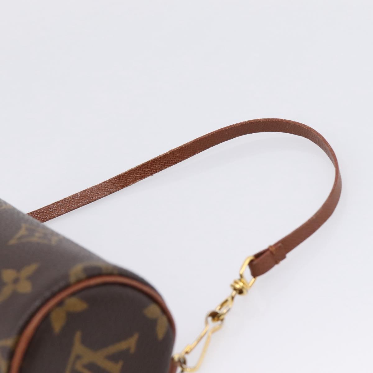 LOUIS VUITTON Monogram Papillon Pouch Pouch LV Auth 206345