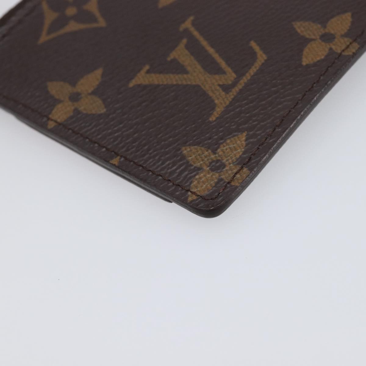 LOUIS VUITTON Monogram Pochette Cles Coin Purse Tribal Mask M60213 Auth 206347M