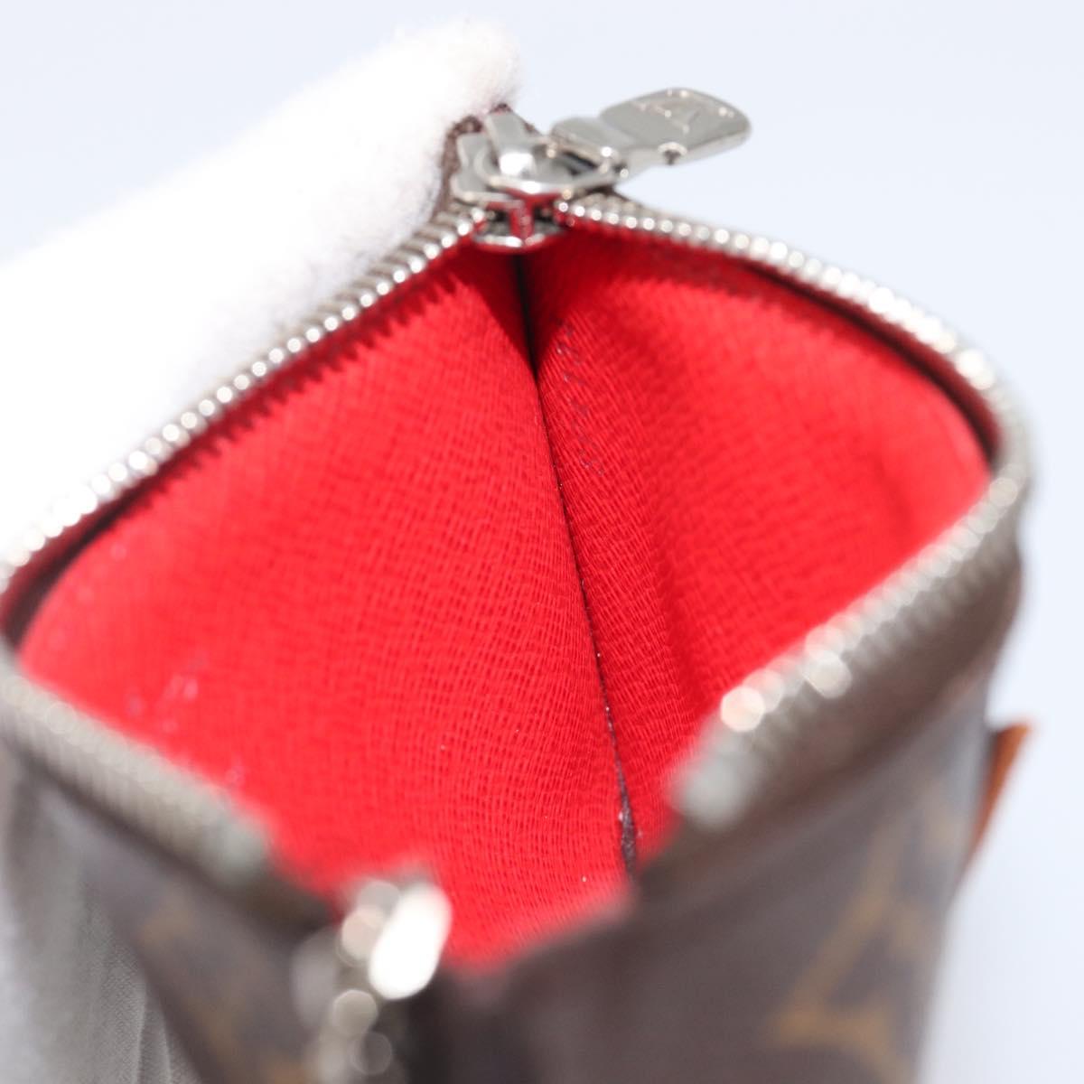LOUIS VUITTON Monogram Pochette Cles Coin Purse Tribal Mask M60213 Auth 206347M