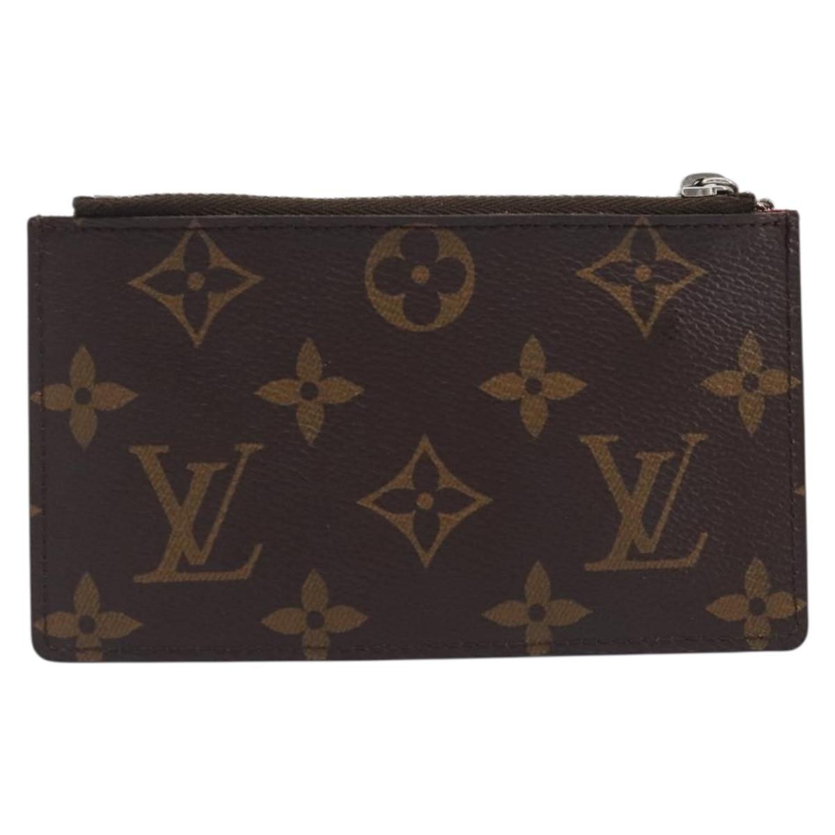 LOUIS VUITTON Monogram Pochette Cles Coin Purse Tribal Mask M60213 Auth 206347M