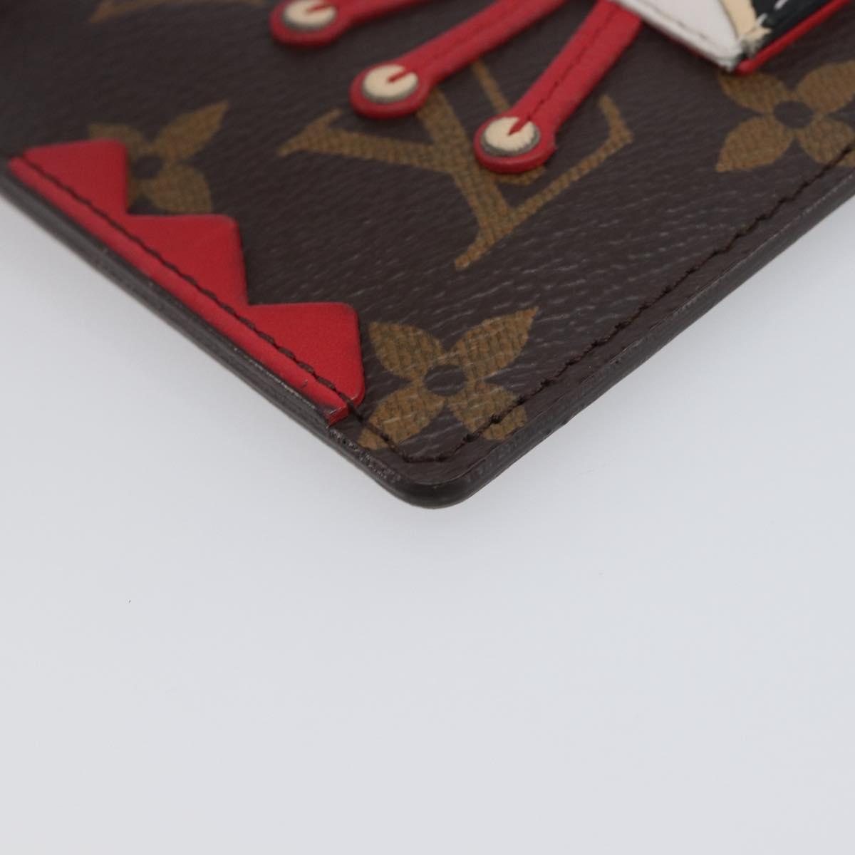 LOUIS VUITTON Monogram Pochette Cles Coin Purse Tribal Mask M60213 Auth 206347M