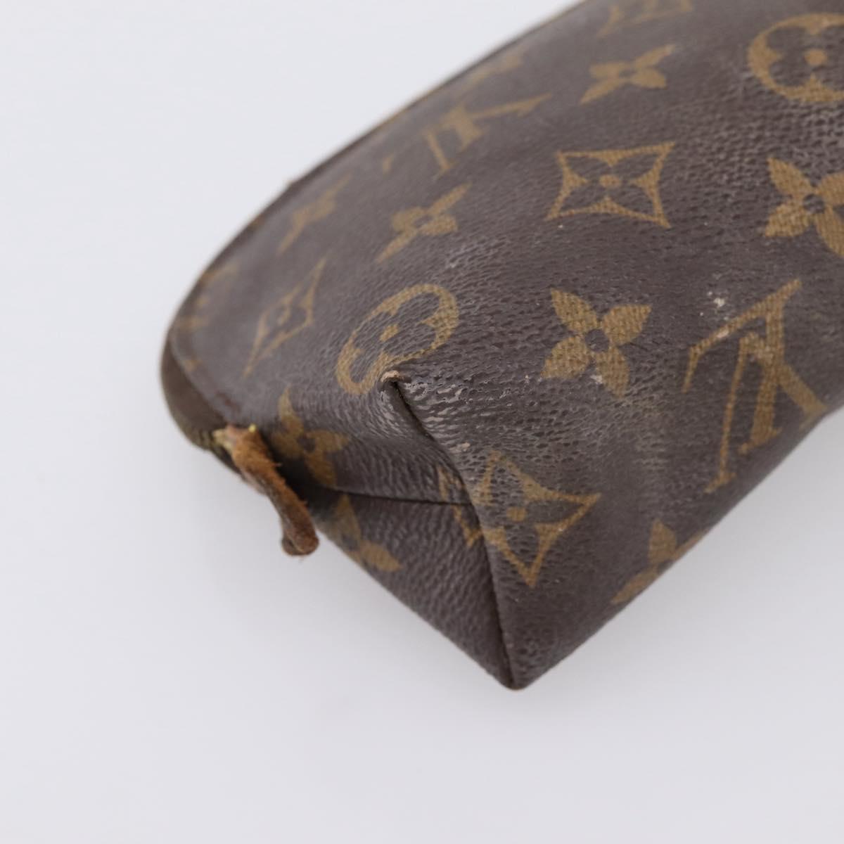 LOUIS VUITTON Monogram Pochette Cosmetic PM Pouch M43998 LV Auth 206348