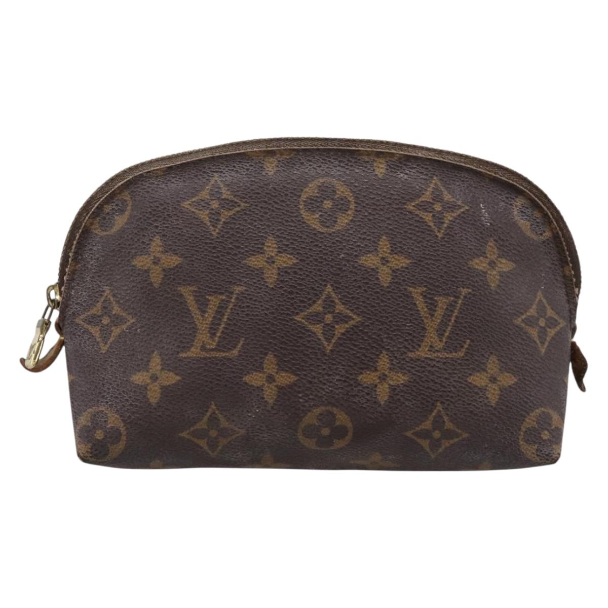 LOUIS VUITTON Monogram Pochette Cosmetic PM Pouch M43998 LV Auth 206348