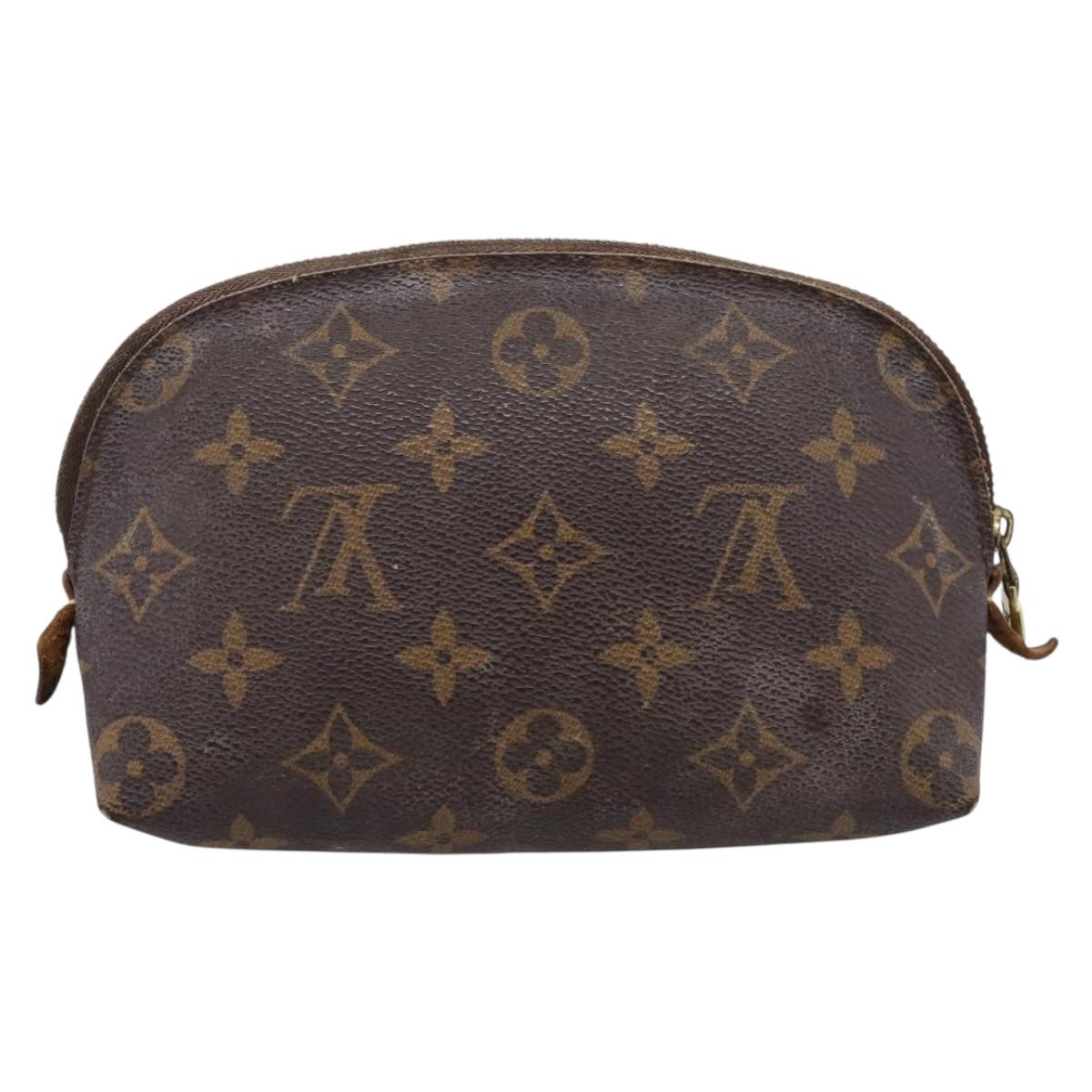 LOUIS VUITTON Monogram Pochette Cosmetic PM Pouch M43998 LV Auth 206348