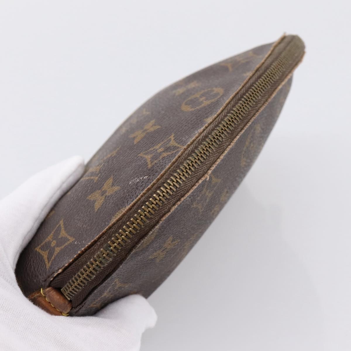 LOUIS VUITTON Monogram Pochette Cosmetic PM Pouch M43998 LV Auth 206348