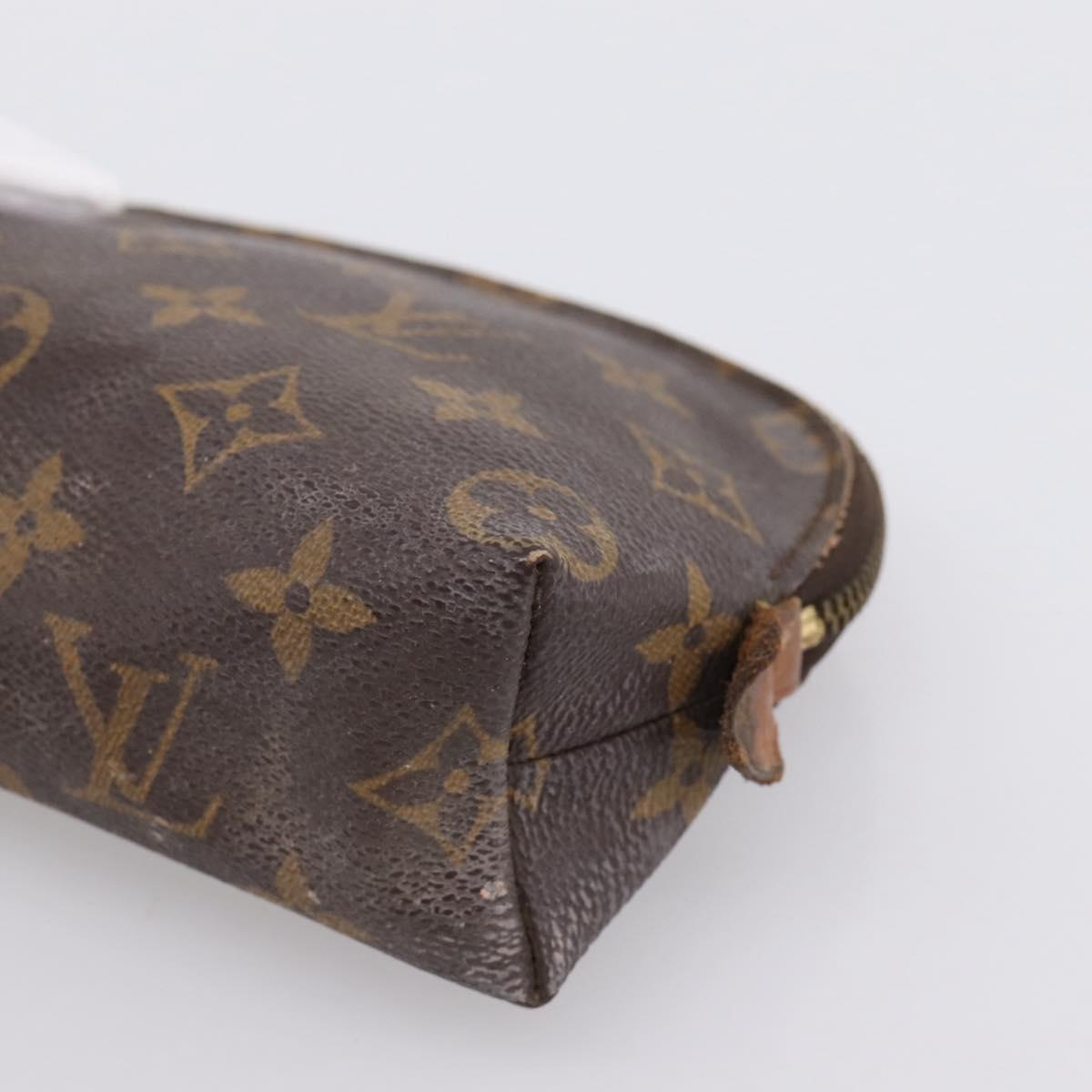 LOUIS VUITTON Monogram Pochette Cosmetic PM Pouch M43998 LV Auth 206348