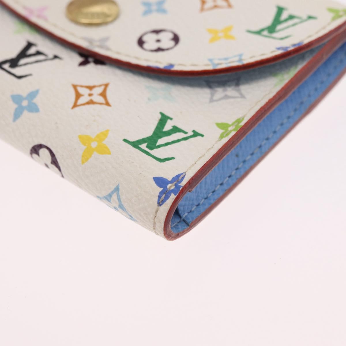 LOUIS VUITTON Monogram Multicolor Anvelop Cult De Vuitto White LV Auth 206351A