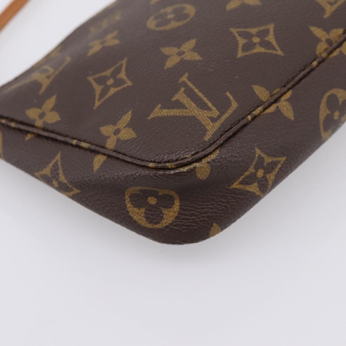 LOUIS VUITTON Monogram Pochette Accessoires Pouch M51980 LV Auth 206354A
