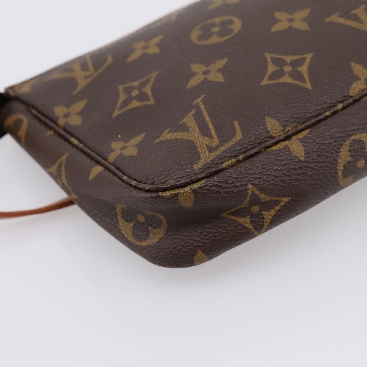 LOUIS VUITTON Monogram Pochette Accessoires Pouch M51980 LV Auth 206354A