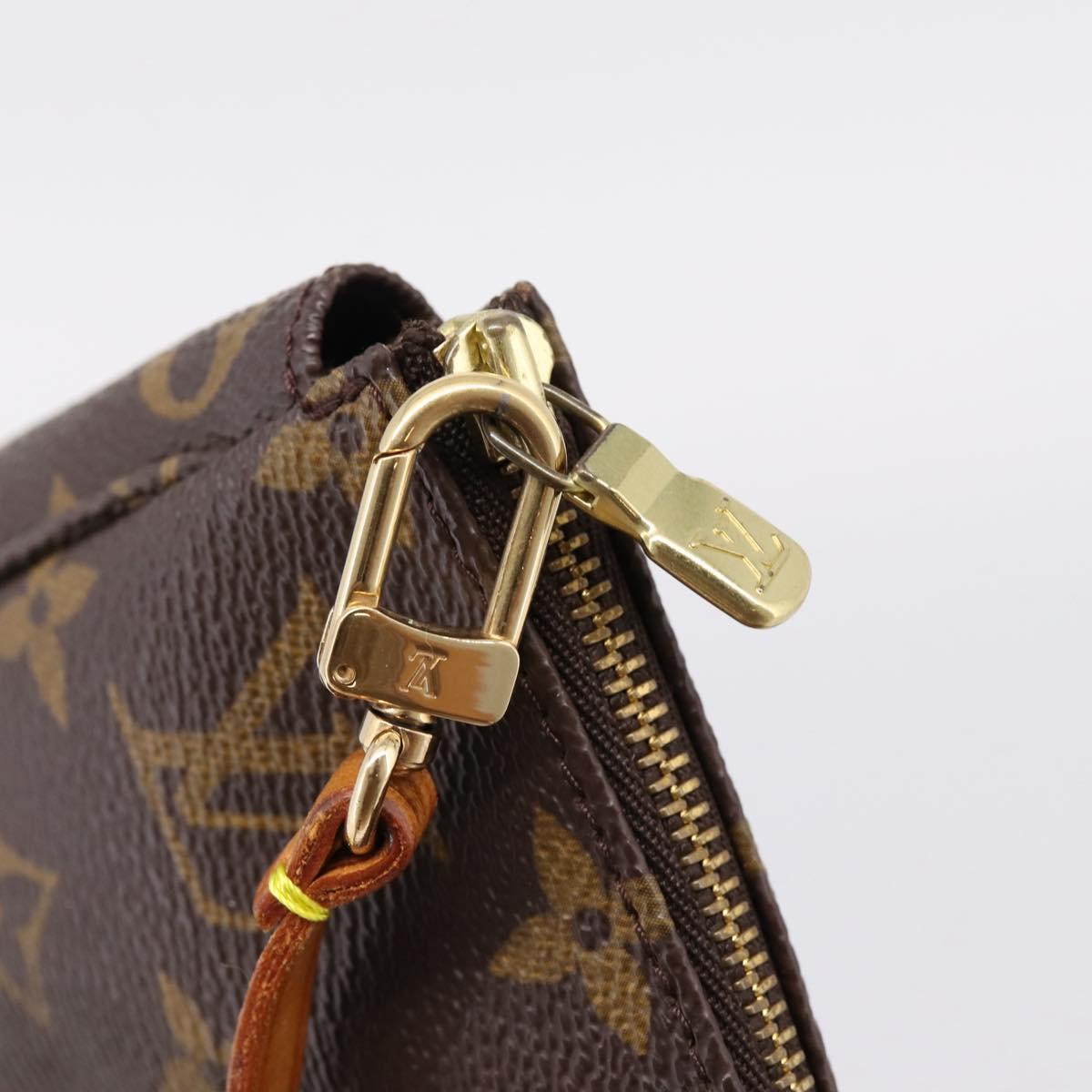 LOUIS VUITTON Monogram Pochette Accessoires Pouch M51980 LV Auth 206354A