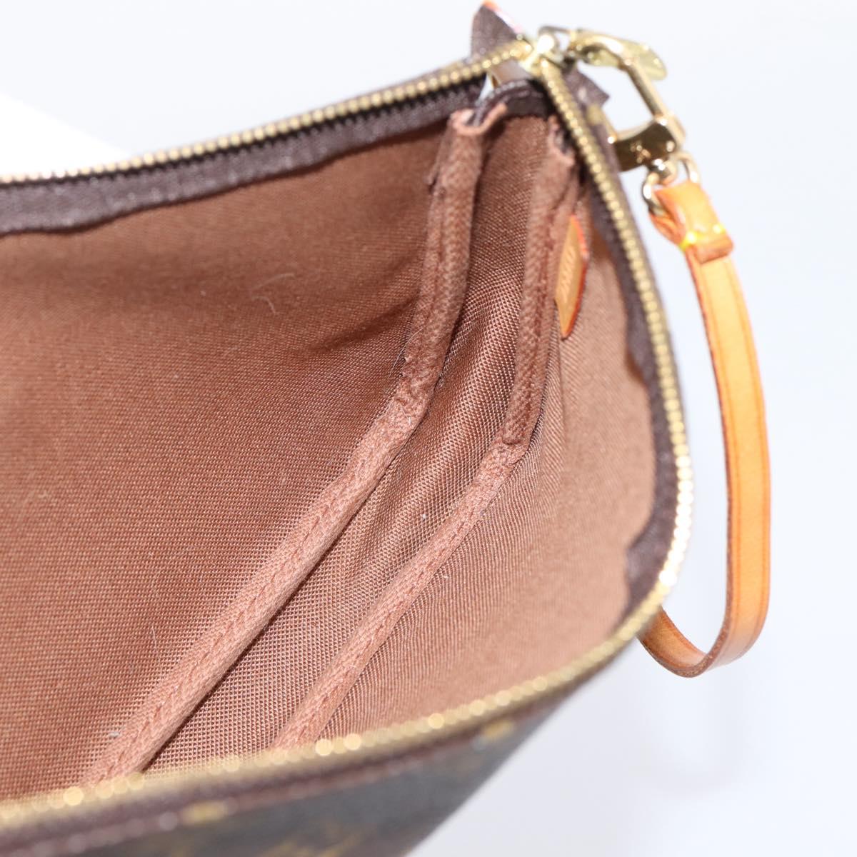 LOUIS VUITTON Monogram Pochette Accessoires Pouch M51980 LV Auth 206354A