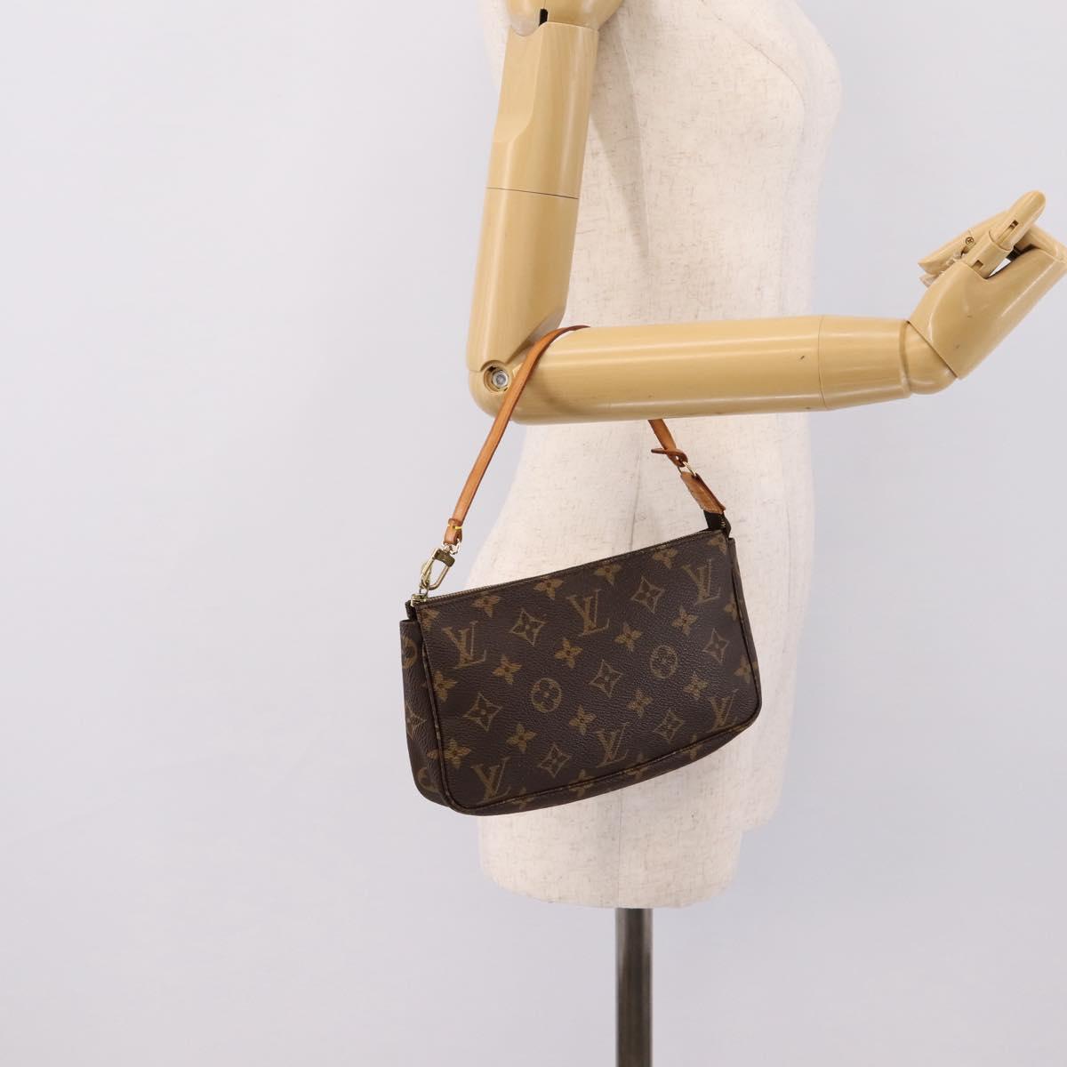 LOUIS VUITTON Monogram Pochette Accessoires Pouch M51980 LV Auth 206354A