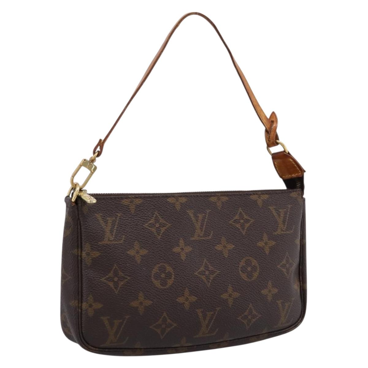 LOUIS VUITTON Monogram Pochette Accessoires Pouch M51980 LV Auth 206355