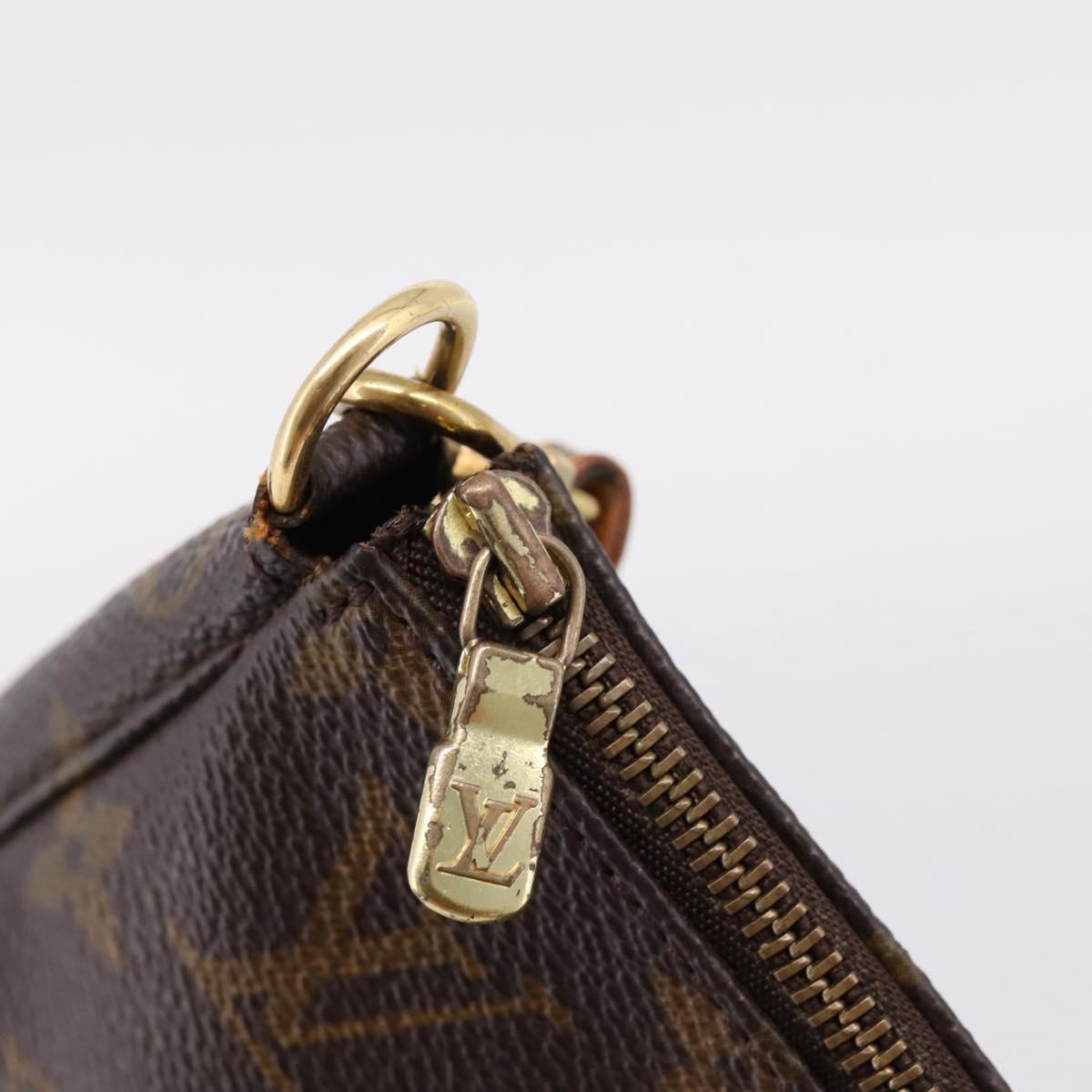 LOUIS VUITTON Monogram Pochette Accessoires Pouch M51980 LV Auth 206355