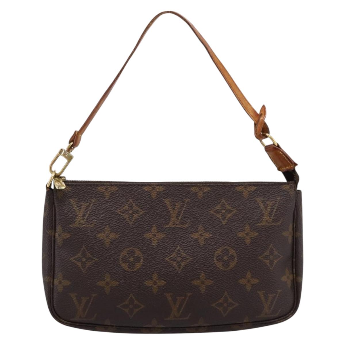 LOUIS VUITTON Monogram Pochette Accessoires Pouch M51980 LV Auth 206355