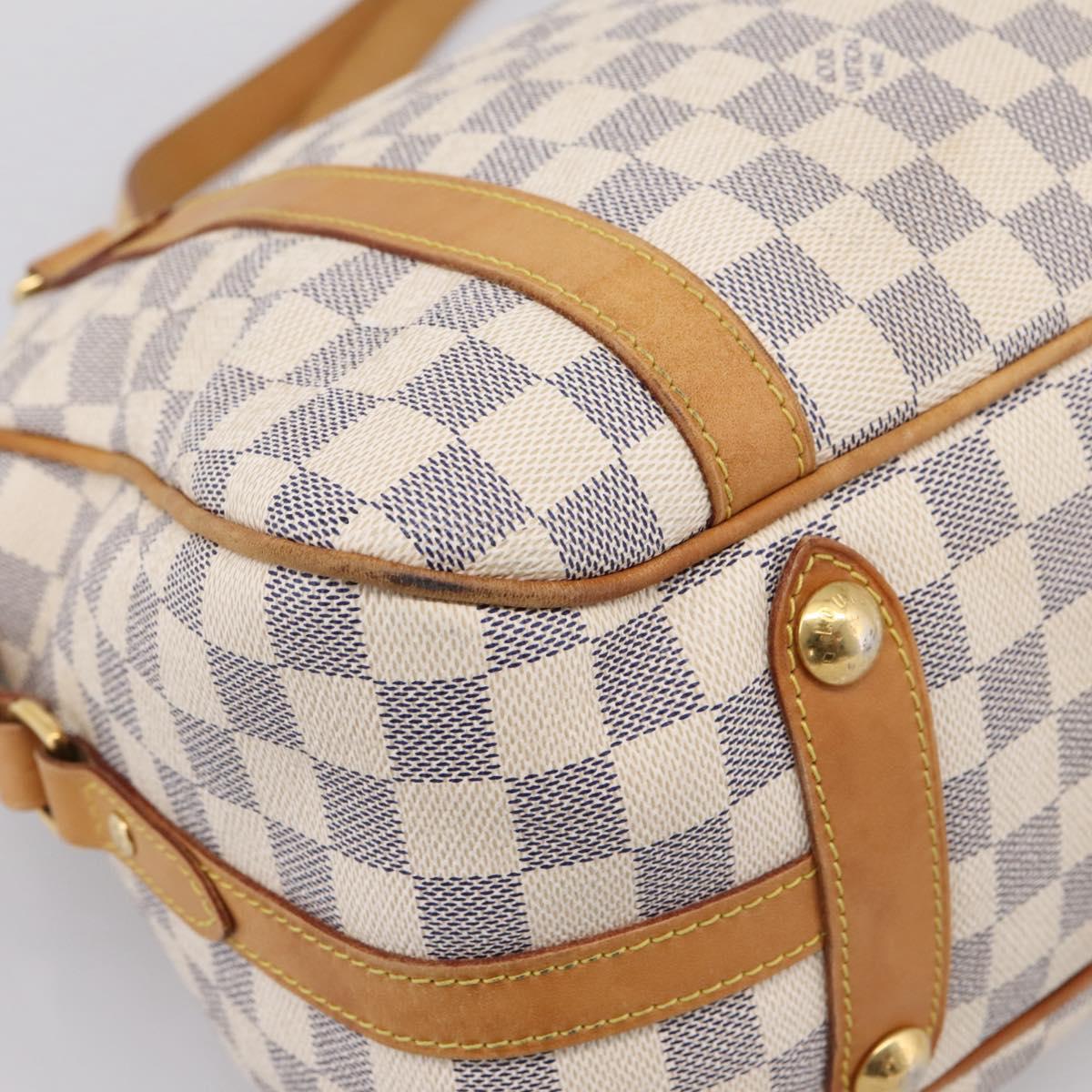 LOUIS VUITTON Damier Azur Stresa GM Tote Bag M51186 LV Auth 206362A