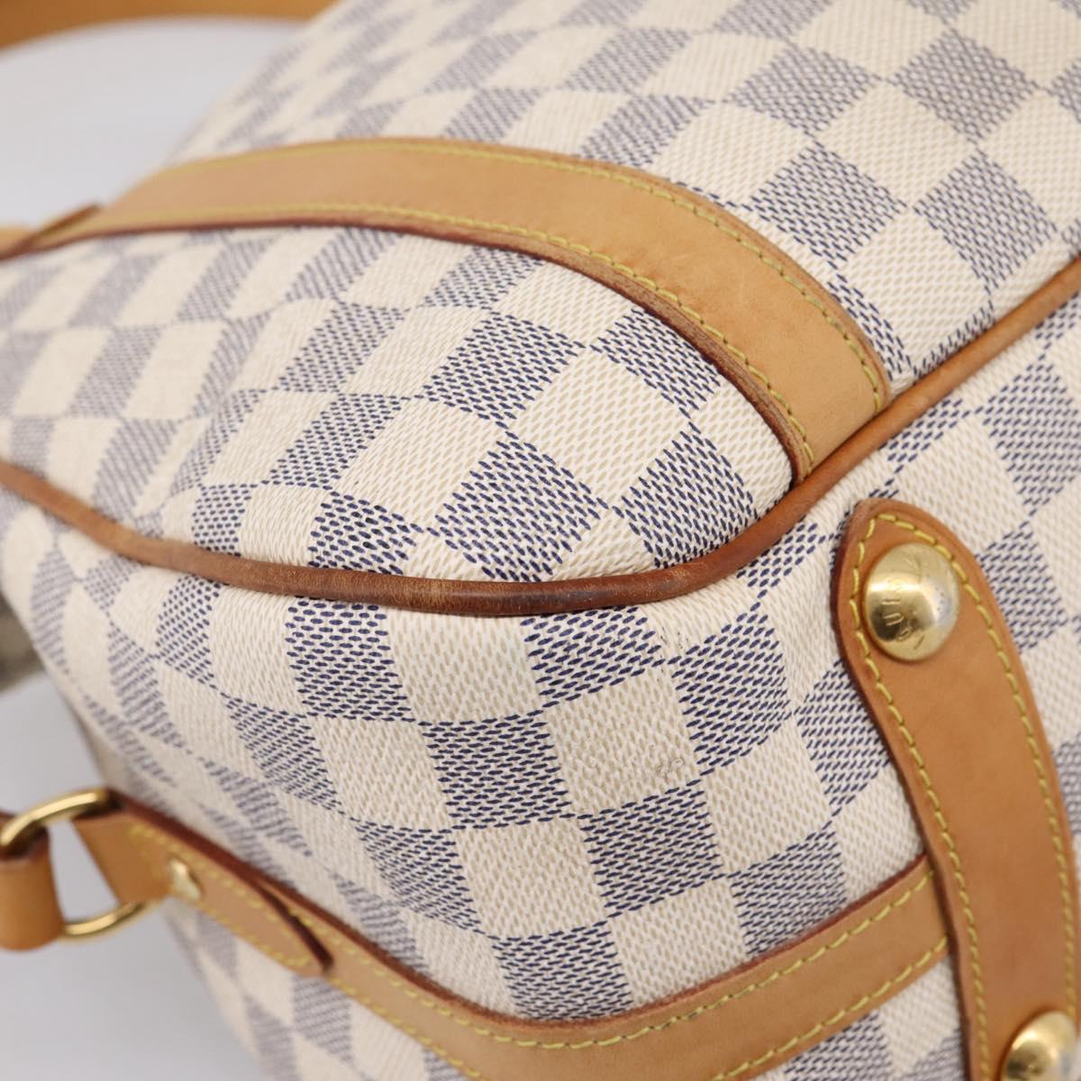 LOUIS VUITTON Damier Azur Stresa GM Tote Bag M51186 LV Auth 206362A