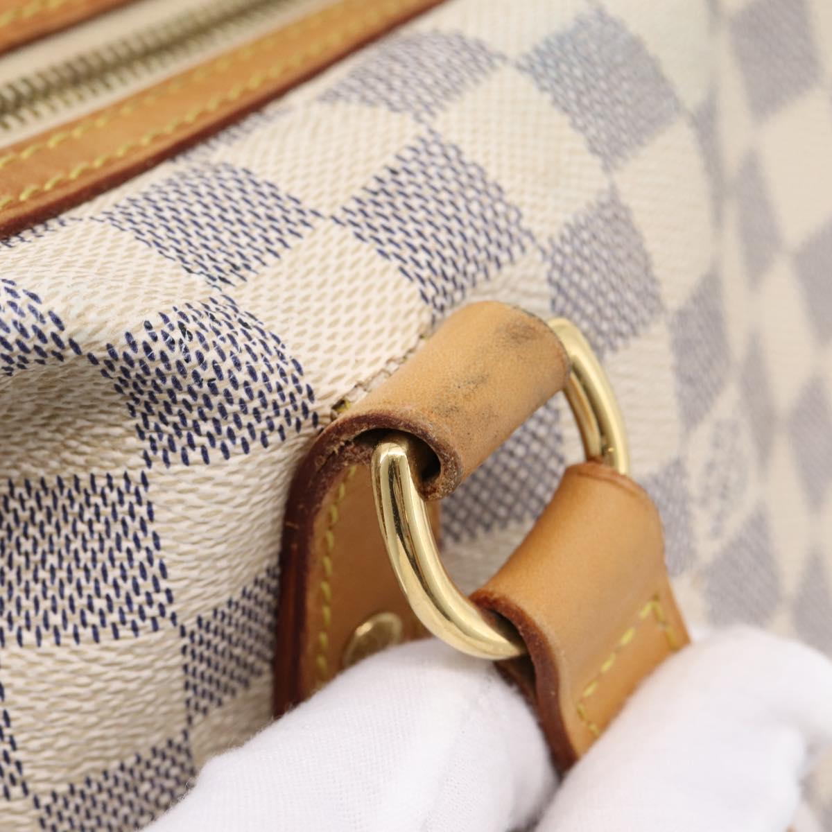 LOUIS VUITTON Damier Azur Stresa GM Tote Bag M51186 LV Auth 206362A