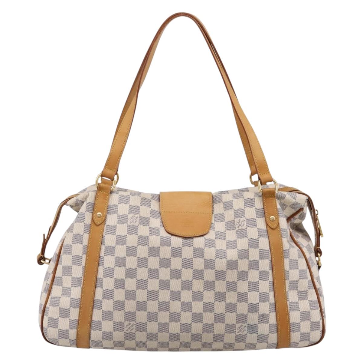 LOUIS VUITTON Damier Azur Stresa GM Tote Bag M51186 LV Auth 206362A