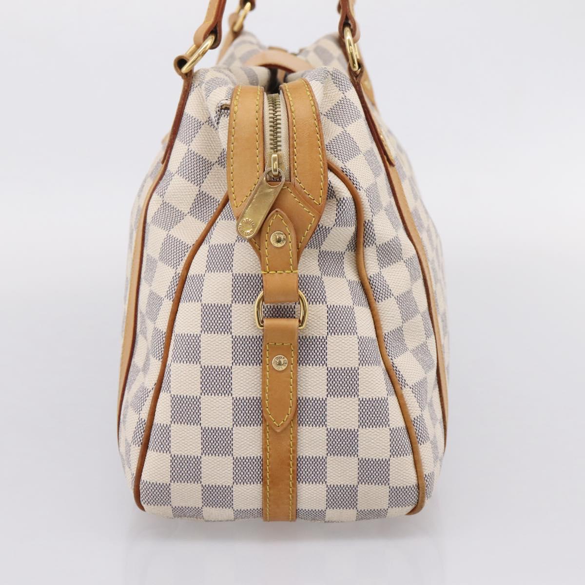 LOUIS VUITTON Damier Azur Stresa GM Tote Bag M51186 LV Auth 206362A