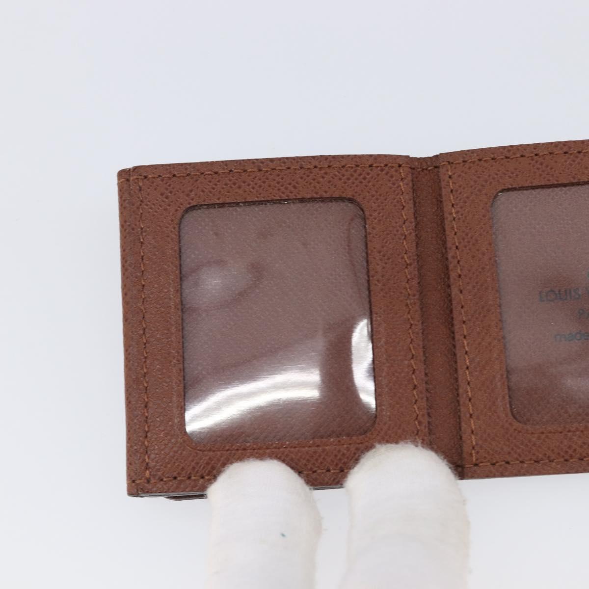 LOUIS VUITTON Monogram Porte Photo 2 Volle Photo Frame M58011 LV Auth 206364V