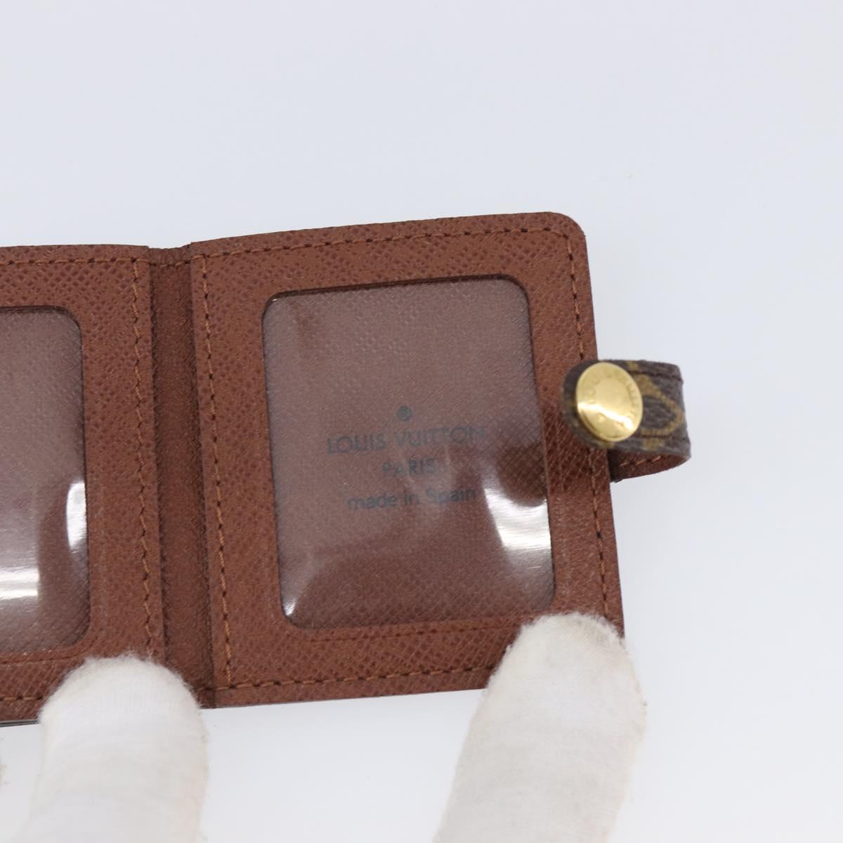 LOUIS VUITTON Monogram Porte Photo 2 Volle Photo Frame M58011 LV Auth 206364V