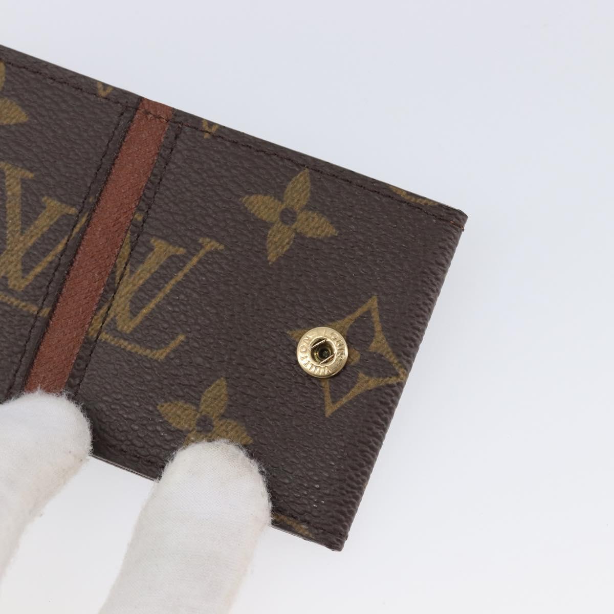 LOUIS VUITTON Monogram Porte Photo 2 Volle Photo Frame M58011 LV Auth 206364V